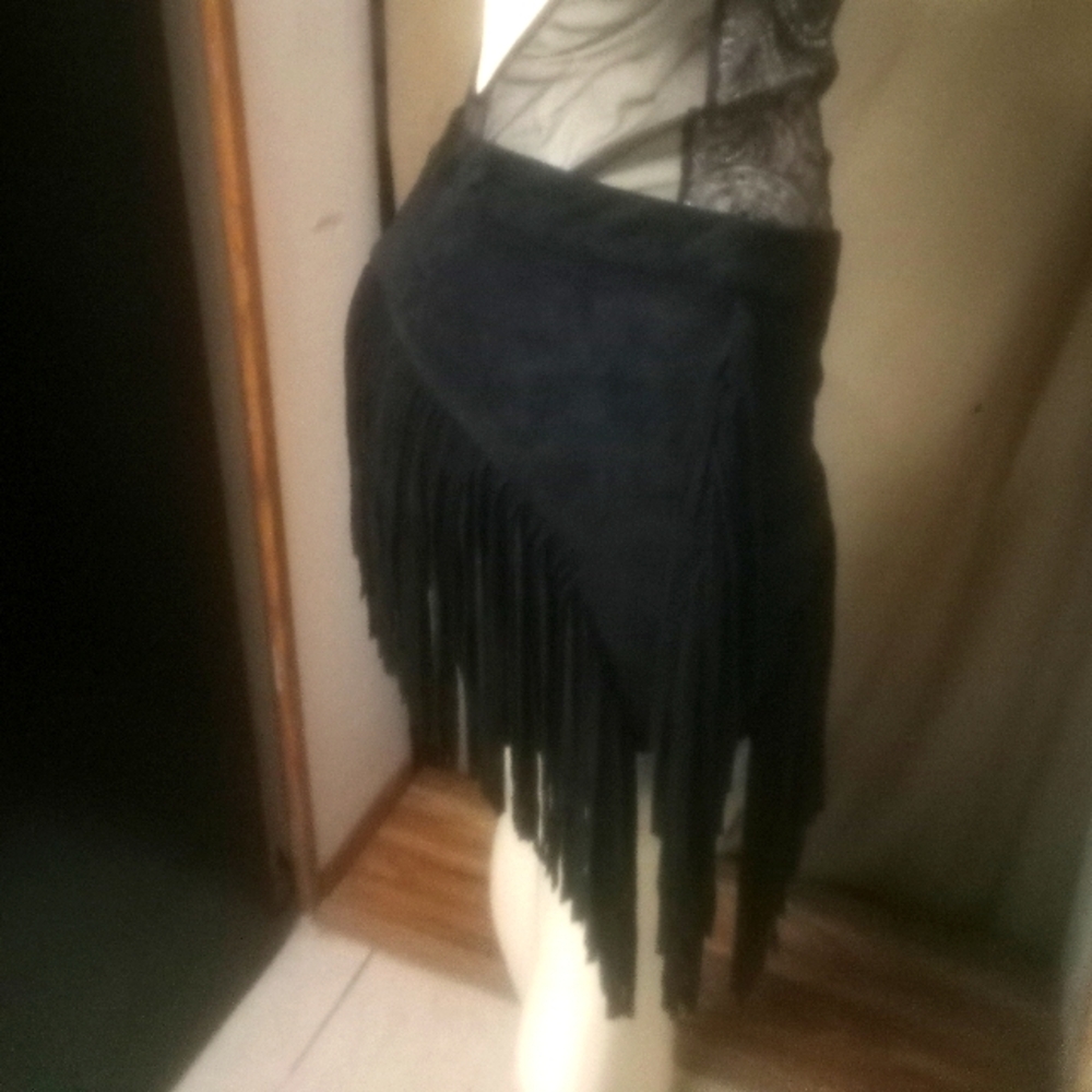 A fringe pair of shorts
